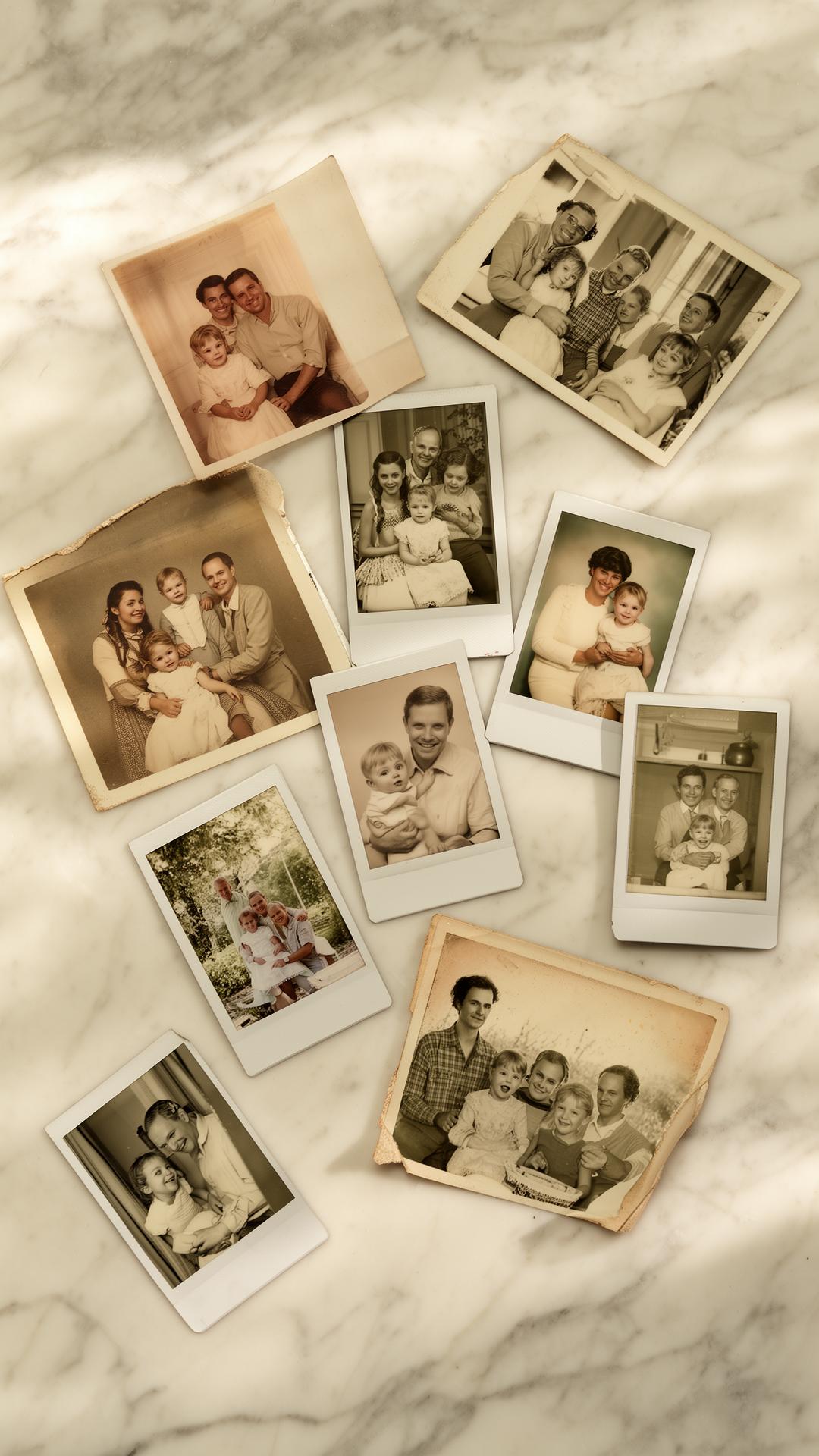 Encontré estas fotos en el desván